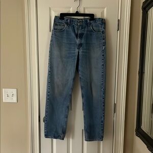 Carhartt Blue Straight-Leg Jeans Classic Denim